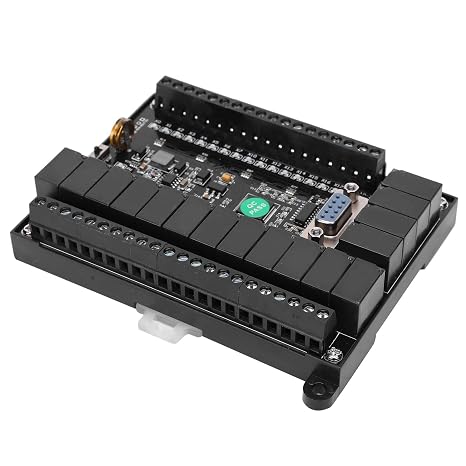 PLC Programmable Controller, PLC Control Board Programmable Controller Relay Delay Module with Analog FX1N32MR DC1028V, Audio Video Remote Controls