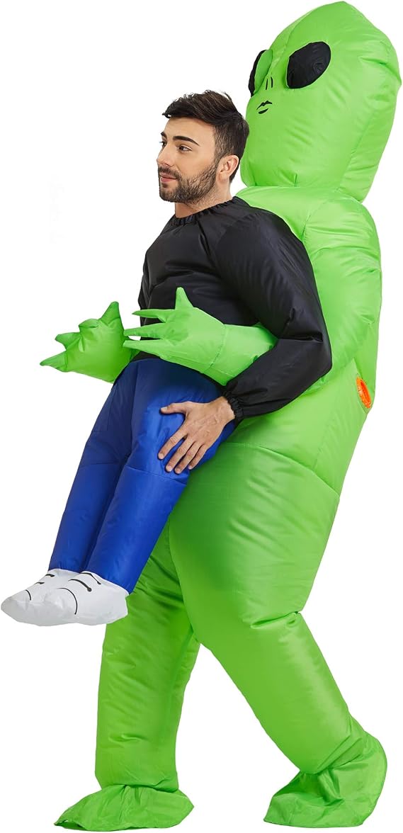 TOLOCO Inflatable Alien Costume for Adult and Teenager - Halloween Costume