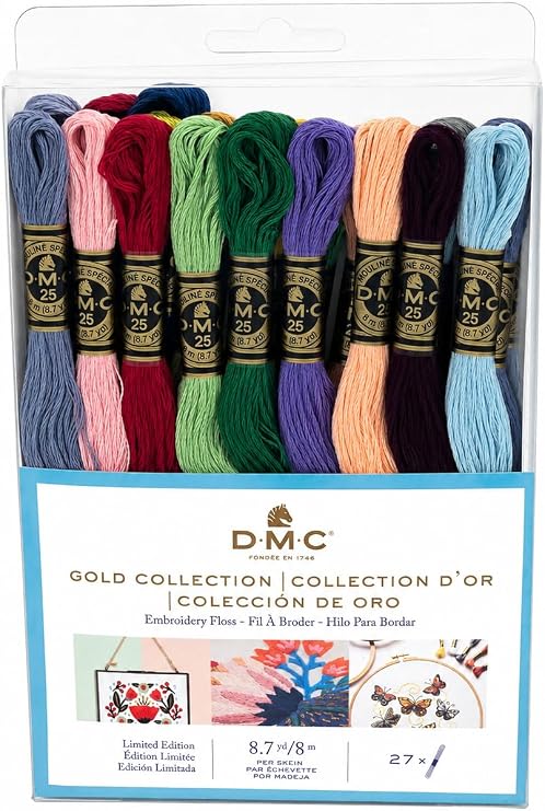 DMC Embroidery Floss Pack 8.7yd, Gold Limited Edition 27/Pkg