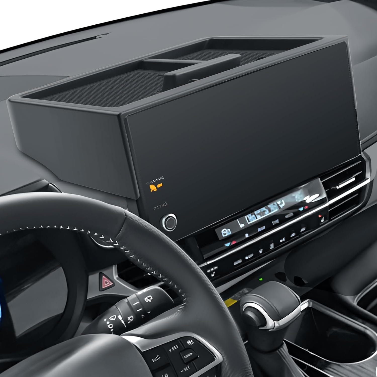 BIBIBO for 2025 Toyota Sienna Dash Storage Tray 2025 Toyota Sienna XLEXSELimitedPlatinumWoodland Edition 12.3-inch Behind Screen Organizer Tray 2025 Sienna Only fit 12.3 Screen