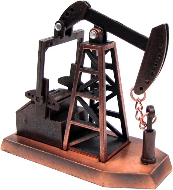 Treasure Gurus 1:48 O Gauge Scale Replica Oilfield Oil Pump Jack Rig Die Cast Pencil Sharpener