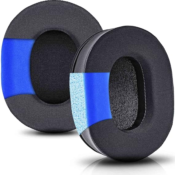 Arctis Pro Thicker Cooling Gel Earpads Compatible with Arctis Pro, Arctis 7/5/3/1, Arctis 9X, Arctis 7X, Arctis 7P, RIG 800 Series, ATH M50X, M40X, MDR-7506 V6 Headphones (Silky Cool Fabric)