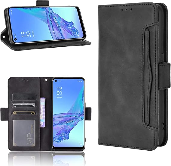 ZTE Nubia Z60 Ultra Case [Wallet Case] [Kickstand] [Card Slots] [Magnetic Flip Cover] Compatible with ZTE Nubia Z60 Ultra Smartphone(Black)