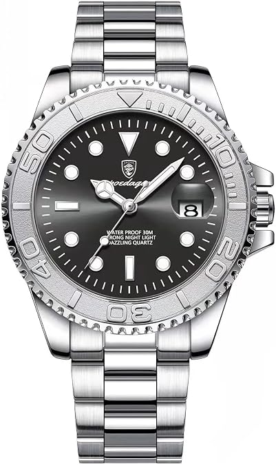 Poedagar Fashion Men Watch Date Waterproof Luminous Stainless Steel Classic Luxury Man Wristwatch Sport Business Quartz Men's Watches