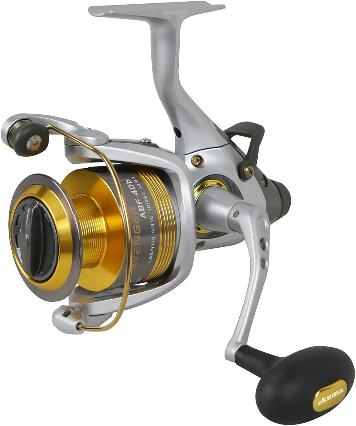 Okuma Avenger ABF B Series Graphite Feed Feed Feed Salt Water Rotating Roller