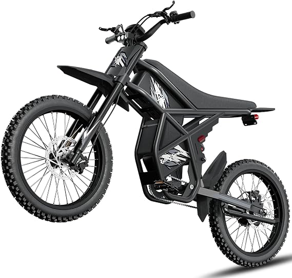 3000W GT54 PRO/ GT54 Electric Dirt Bike for Adults Teens - 50/37 MPH High-Speed, 14" Fat Tires & Dual Removable Battery(60V/48V) | All-Terrain Off-Road eBike for Snow, Sand