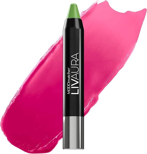 Fran Wilson MOODmatcher Twist Stick Original Color-Change Lipstick, GREEN -12 HOUR Long Wear, Waterproof, Ultra Hydrating and Moisturizing with Aloe & Vitamin E, Smudgeproof & Fadeproof, 2.9g