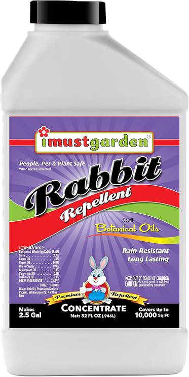 I Must Garden Rabbit Repellent Concentrate: Natural, Mint Scent - 32oz