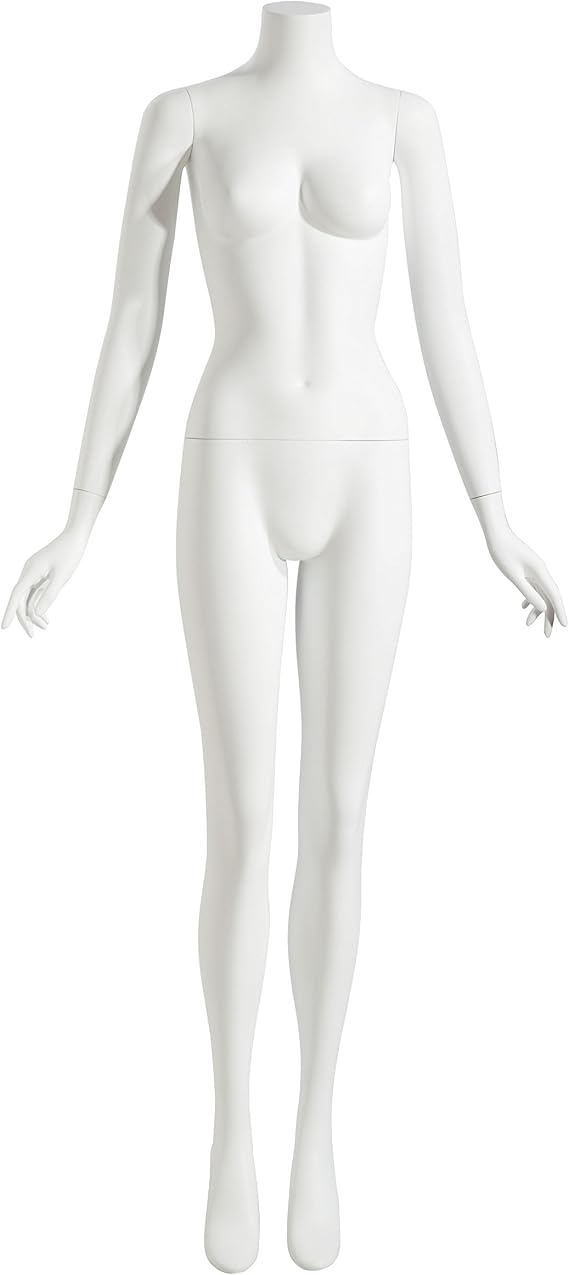 Mondo Mannequins Female Mannequin - Arms by Side (Headless)
