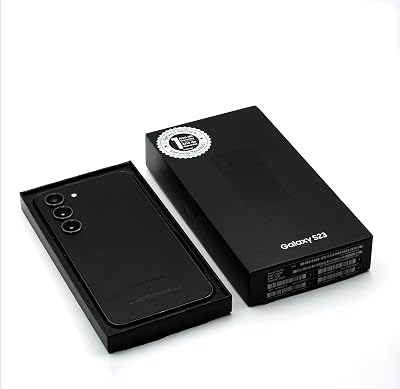SAMSUNG Galaxy S23 5G SM-S911BDS Dual SIM 256GB 8GB RAM, GSM Unlocked International Version - Phantom Black