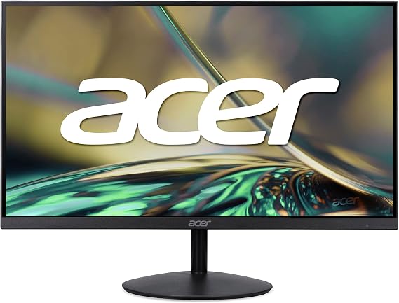 Acer 27in 4K 3840x2160 IPS 60Hz Office Monitor SB272K bmiipx | 4ms, AdaptiveSync, 2xHDMI, DisplayPort, Speaker, VESA Mountable, Bluelight Filter, Flickerless Technology