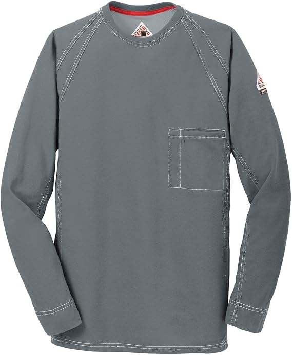 Bulwark Men's Iq Series Comfort Knit Long Sleeve Tee