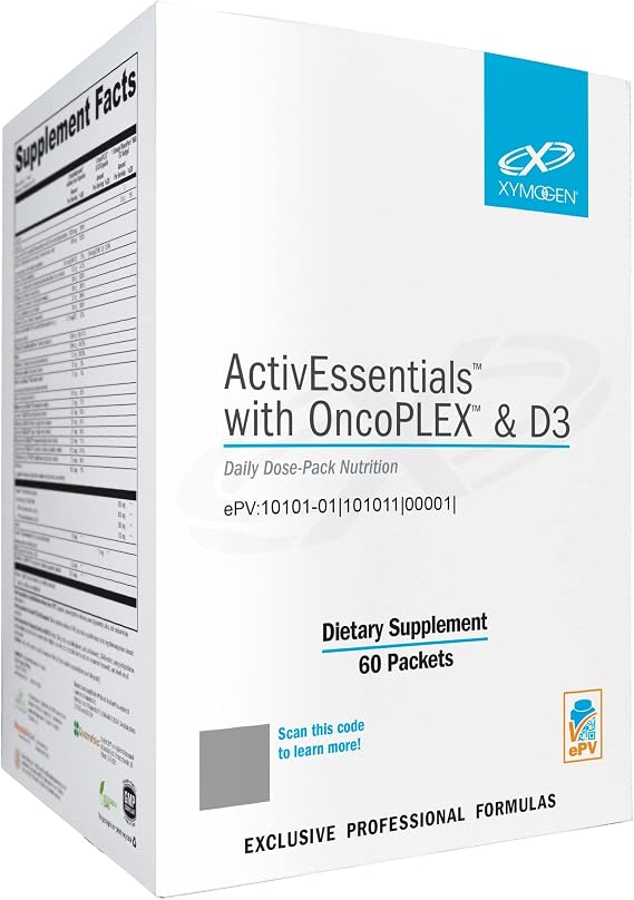XYMOGEN ActivEssentials with OncoPLEX & D3, 60 Packets