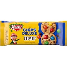Keebler Chips Deluxe Cookies Rainbow with M&Ms 9.75 Oz