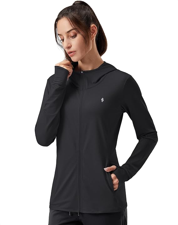 Soothfeel Women's UPF 50+ Sun Protection Shirt Hoodie Jacket Lightweight