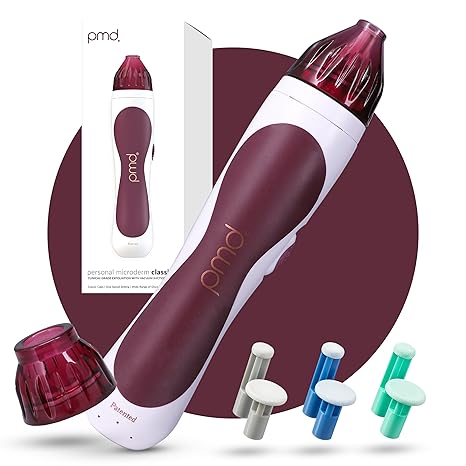 PMD Beauty Personal Microderm Classic - At-Home Use, Facial Exfoliator Tool, Microdermabrasion Machine Kit for Face and Body Skincare