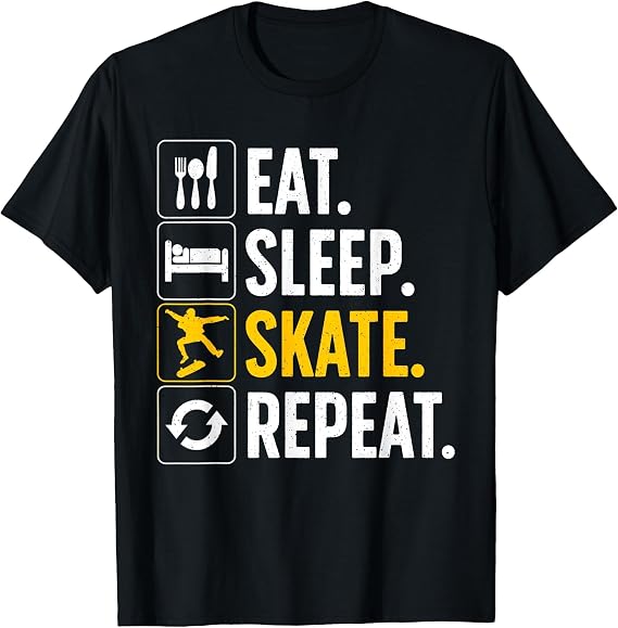 Cool Skateboarding Art for Men Women Skateboard Skateboarder T-Shirt