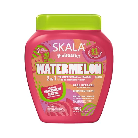SKALA Fruitastic Watermelon 2-in-1 Treatment Cream for Curly Hair 35.3 Oz