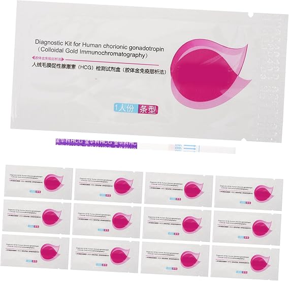 20pcs Pregnancy Test Strips, Individually Wrapped, High Accuracy Early Pregnancy Detection, Plastic Home Test for Women