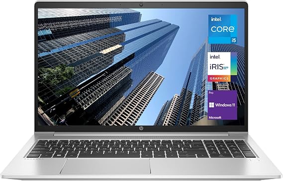 HP ProBook 450 G8 Business Laptop, 15.6" FHD IPS Display, Intel Core i5-1135G7 Quad-Core Processor, 16GB DDR4 RAM, 1TB PCIe SSD, Webcam, HDMI, Backlit Keyboard, RJ-45, Wi-Fi, Windows 11 Pro, Silver