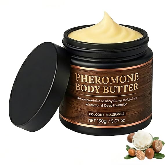 Penrose Skin Body Butter for Men, Pheromone Body Butter for Men, Scents Body Cream with Shea Butter, Cocoa Butter & Coconut Oil, Hydration That Hits, Non-greasy (1 pcs)