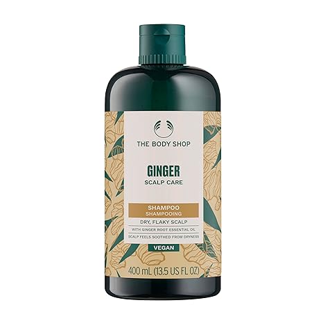 The Body Shop Ginger Scalp Care Shampoo | Soothing For Dry, Flaky Scalp,