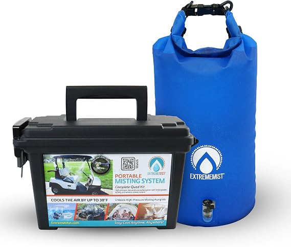 EXTREMEMIST Portable Misting System and Water Container Bundle