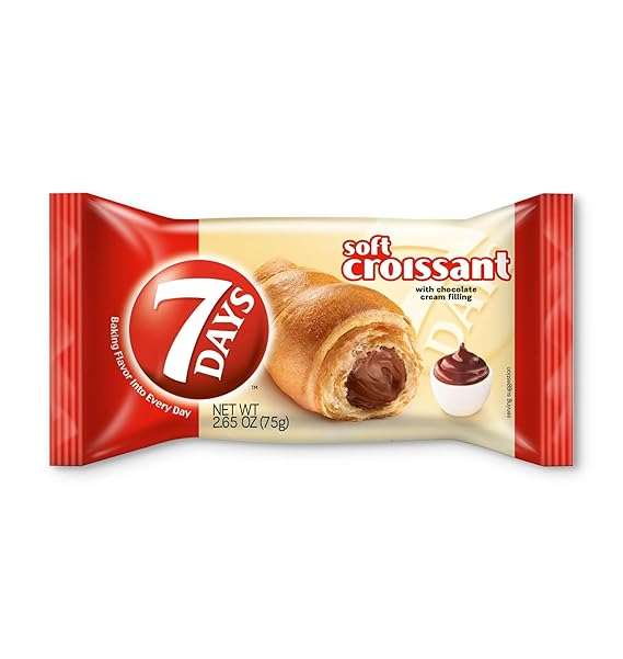 7Days Soft Croissant, Chocolate Croissant (Pack of 48)