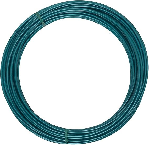 National Hardware Clothesline Wire, 50', Plastic Coated Steel, Green