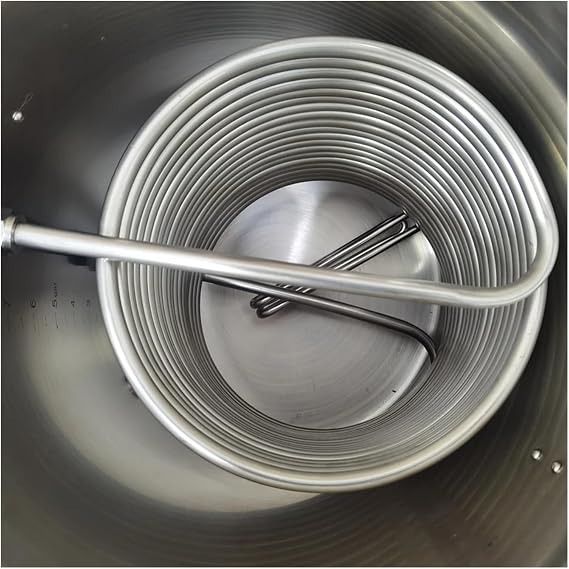 Brewing equipment 50ft(15.2M) Heat Exchange Recirculating Mash System(HERMS) Coil 10"/12" Diameter 1/2"OD Tubing 304SS Tank Chiller Brewing equipment(12 inch Basic)