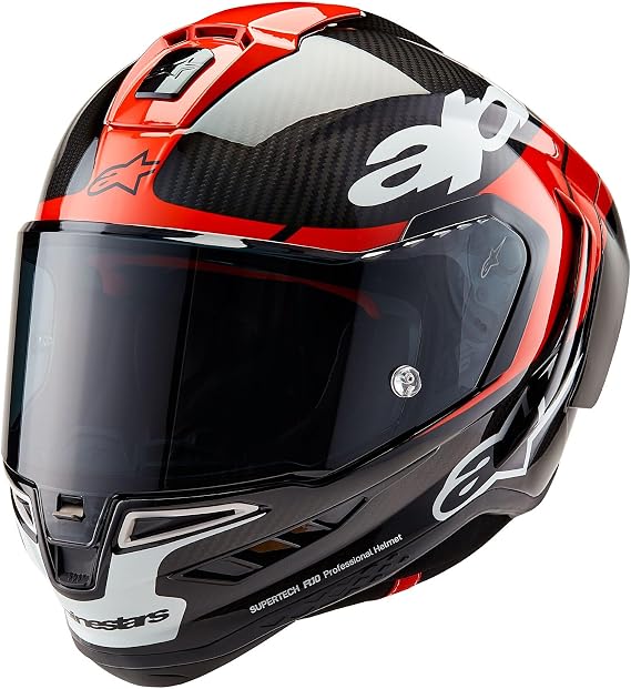 Alpinestars Supertech R10 Element Helmet Small Charcoal/Red/White