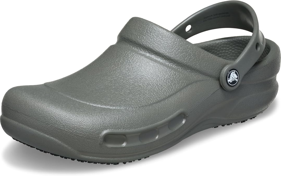 Crocs Unisex-Adult Bistro Work Clogs, Enclosed Toe, Slip Resistant Shoes | All Day Comfort at Work, Slip Resistant, Healthcare, Hospitality, Food Service Workers, Easy to Wipe Clean, ASTM Certified