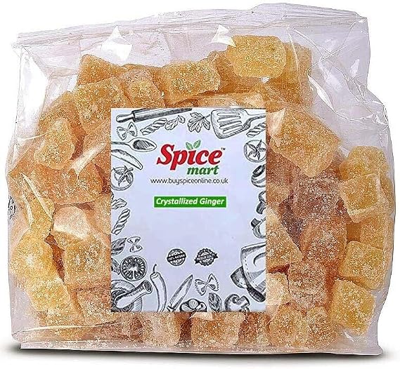 Crystallized Ginger with Caster Sugar Ginger Pieces Free UK P&P 100g-950g (100g)
