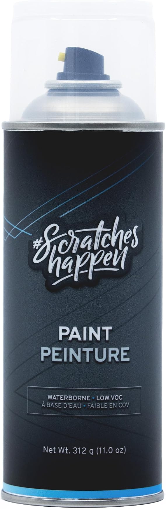 ScratchesHappen Exact-Match Spray Paint - Midnight Black Pearl (08V) for Subaru - Paint Only