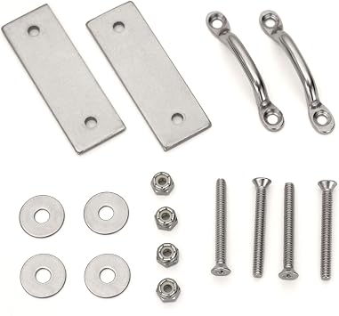 RecPro Marine LHW-LAK BOAT DOCK LADDER HARDWARE ATTACHMENT KIT FOR AL-A3 AL-A4 AL-A5 & AL-C4 BOAT & DOCK LADDERS, Model: , Outdoor/Garden Store, Repair & Hardware