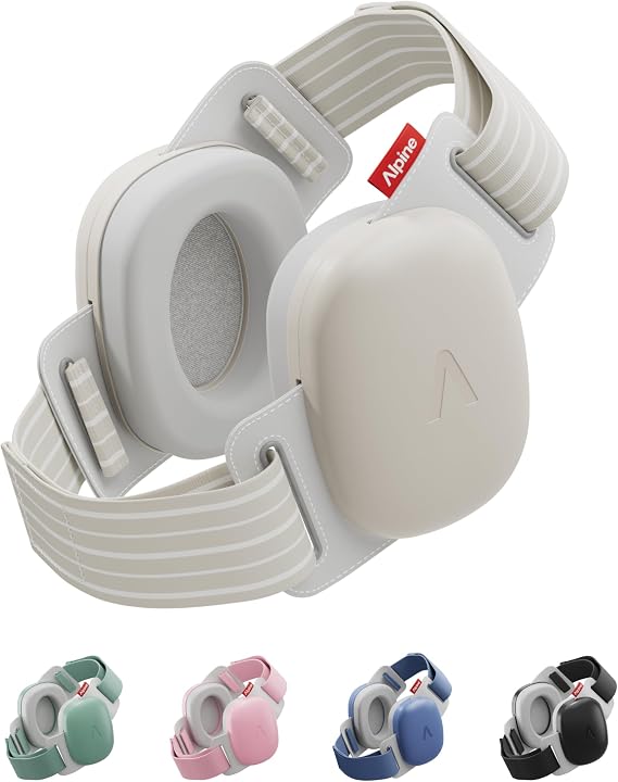 Alpine Muffy Baby Comfort Ear Defenders, Adjustable up to 48 months, Sand