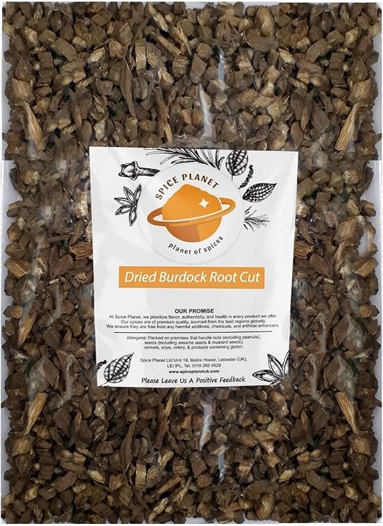Burdock Root Cut Herbs Dried | Arctium lappa Premium Quality by Spice Planet® Free UK P&P (200 Grams)