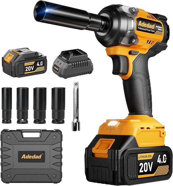 Brushless Impact Wrench 750N.m 1/2 Inch High Torque Impact Gun