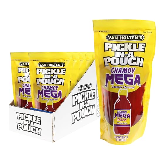 Van Holten's Pickles - Jumbo Chamoy Pickle-In-A-Pouch - 12 Pack