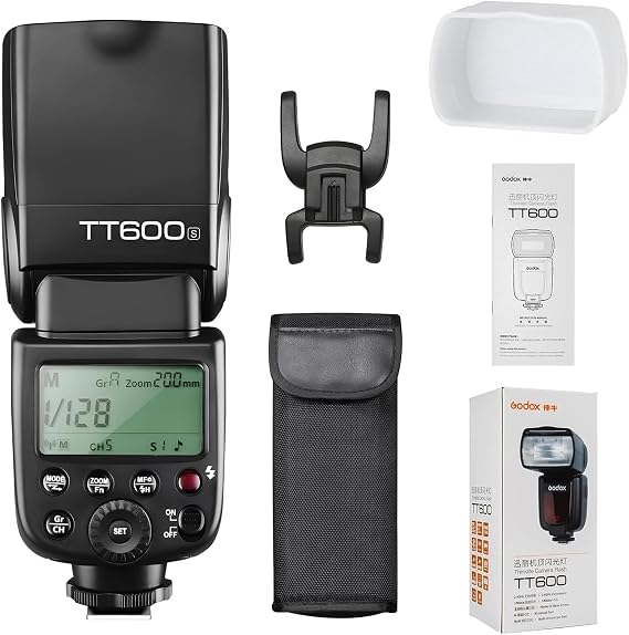 GODOX TT600S 2.4G Wireless Camera Flash Speedlite with Diffuser for Sony | Master/Slave GN60 Manual Flash, Support HSS when paired off camera with Godox X Trigger System for Sony Cameras