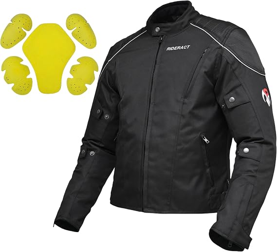 Waterproof Motorcycle Jacket Classic Black Motorbike Protective Gear Armored Jackets Winter Summer Moto Outfit