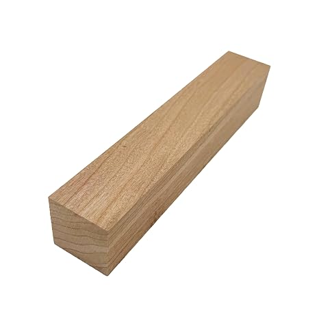 Cherry Lumber Square Turning Blanks 1.5" x 1.5" (4pc) (1.5" x 1.5" x 6")