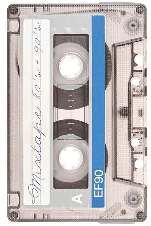 Mixtape Notebook: A Retro Cassette Tape Journal for 80s and 90s Nostalgia