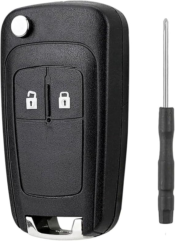 2 Buttons Vauxhall Astra Key Fob Replacement for Ope-l Insignia Corsa