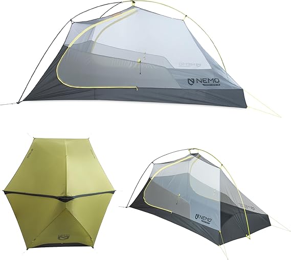 NEMO Equipment Hornet OSMO Backpacking Tent | Ultralight, Packable, Thru-Hiking, Bikepacking, Motorcycle