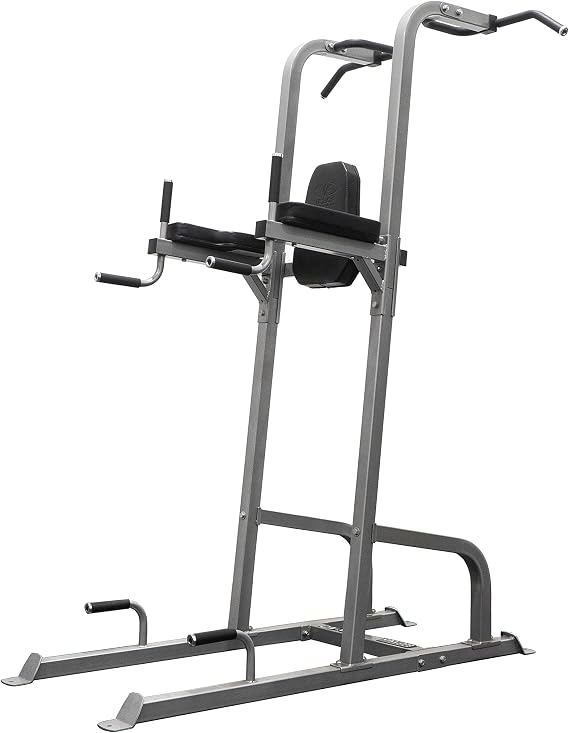 Valor Fitness Power Tower Pull Up Bar & Dip Station for Home Gym Strength