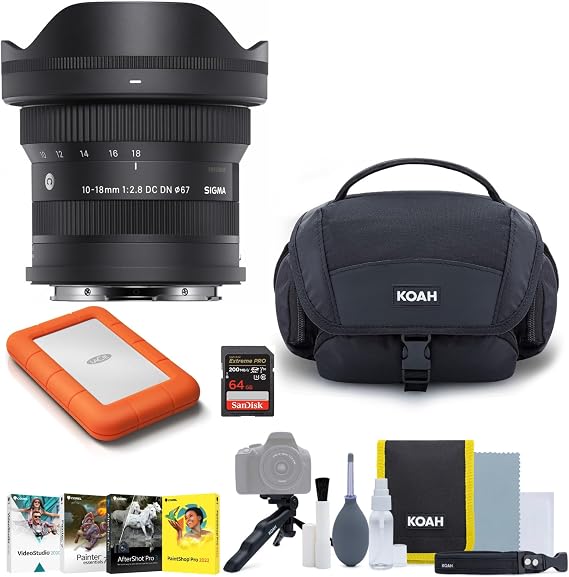 Sigma 10 to 18mm F2.8 DC Lens Bundle