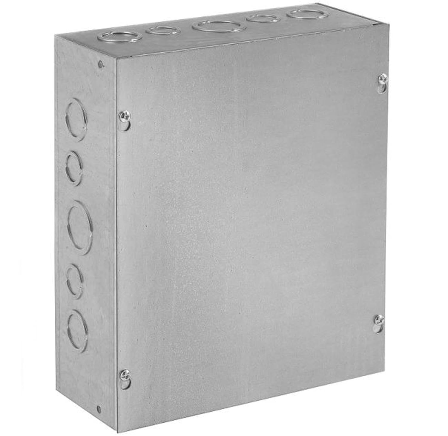 Hoffman ASE6X4X4 Pull Box, Screw Cover with Knockouts, Steel, 6 x 4 x 4, Gray