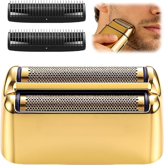 Titanium Foil Shaver Replacement Foils for Babyliss Pro FXFS2G FXFS2 Gold