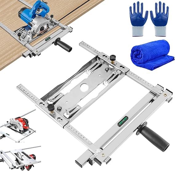 Cutting Machine Edge Guide Positioner - Woodworking Positioning and Cutting Tools, Multifunction Electricity Circular Saw Edge Guide Cutting Tool, Wood Modified Positioning Frame Tool (1PC)